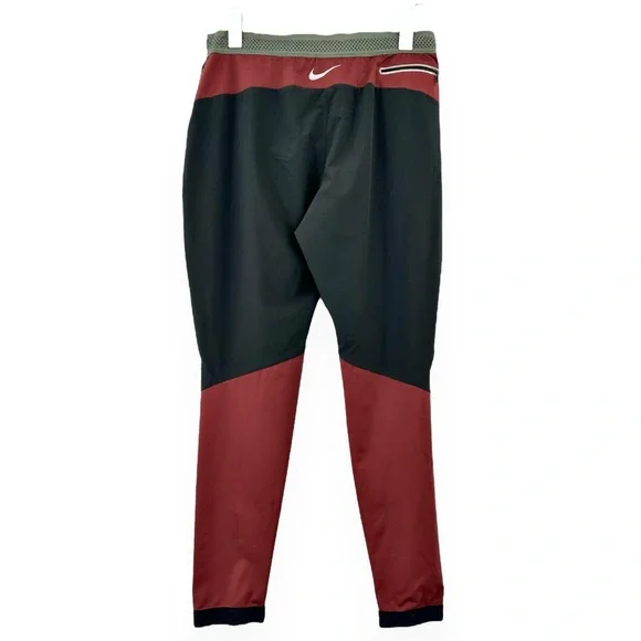 Nike x Undercover Lab Gyakusou Black l Burgundy Three Quarter Track Pants sz S - Picture 4 of 13